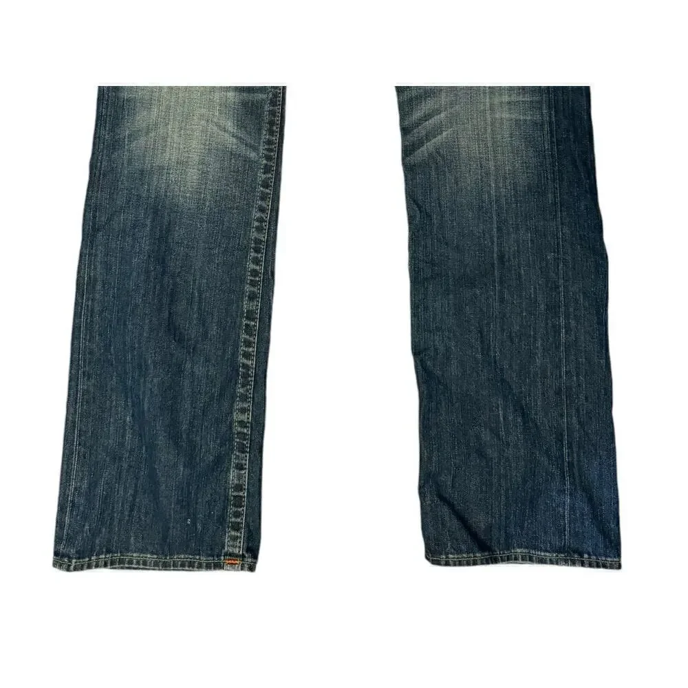 TRUE RELIGION NEW Ricky Relaxed Straights Men’s Jeans Size 36 X 35 Medium Wash